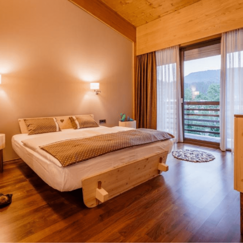 Bohinj Eco Hotel in Bohinjska Bistrica with panoramic Julian Alps views and natural design