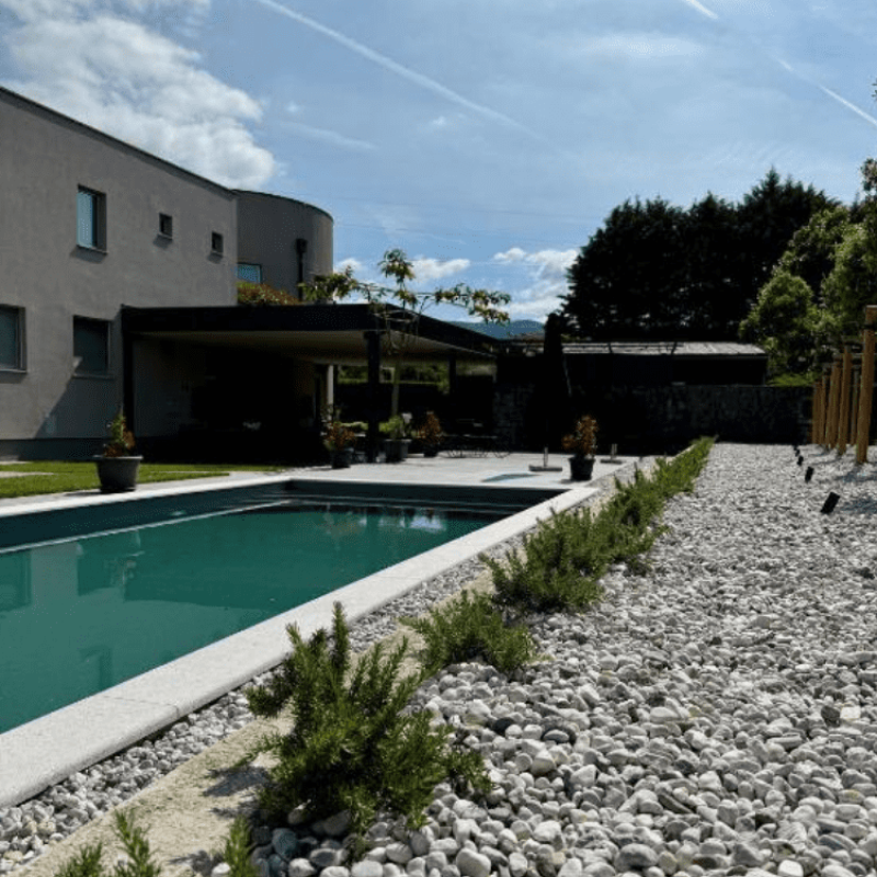 DAM boutique hotel and restaurant in Nova Gorica with outdoor pool, garden and terrace